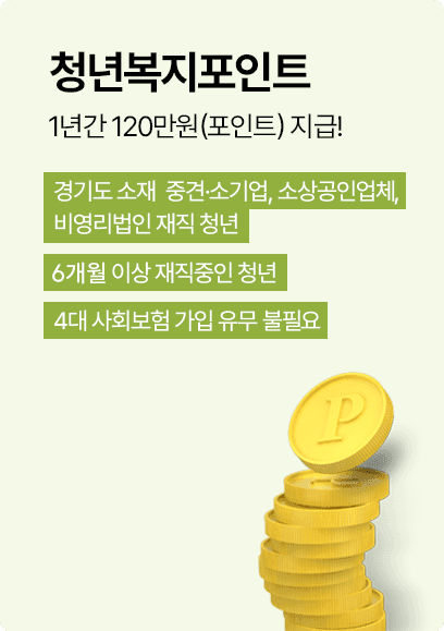 경기도 청년 복지포인트